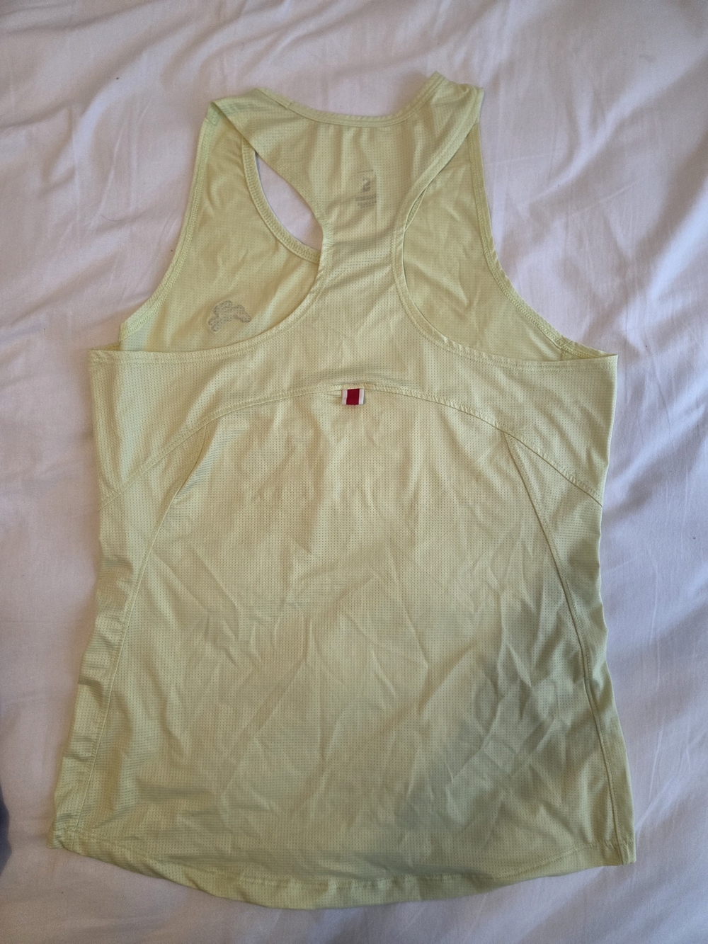 Tracksmith - Women's Light Yellow Racerback Tank - Picture 2 of 4